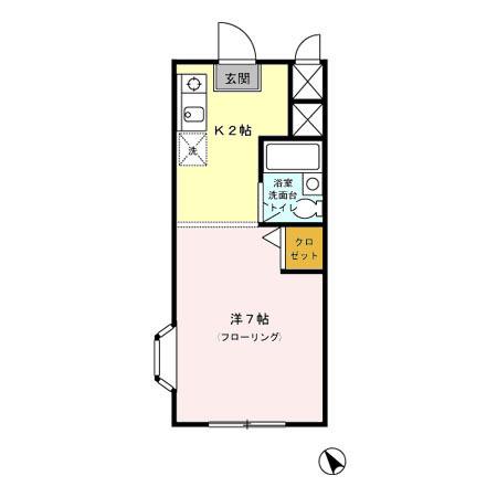 サンコーポ（205） 間取り図画像