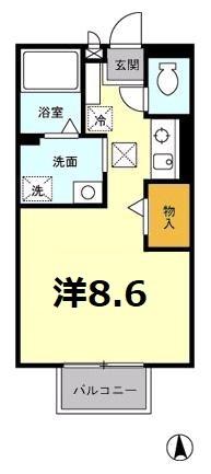 エントピア南長崎（101） 間取り図画像
