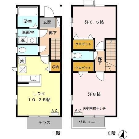 シャトル・アイ（106） 間取り図画像