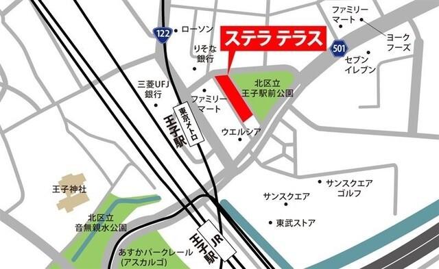 ステラテラス（802） 地形図・案内図