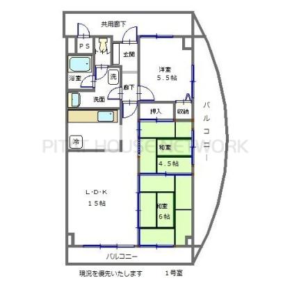  間取り図写真