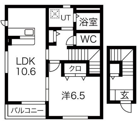 ローズガーデン 間取り図画像