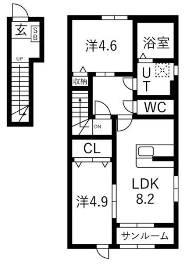  間取り図写真