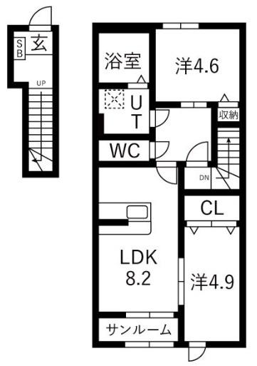  間取り図写真