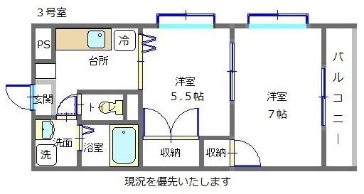  間取り図写真
