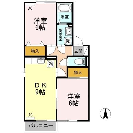 シャルマン・ロージェ（105） 間取り図画像