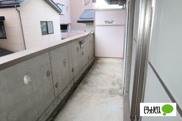 山形市十日町マンション バルコニー