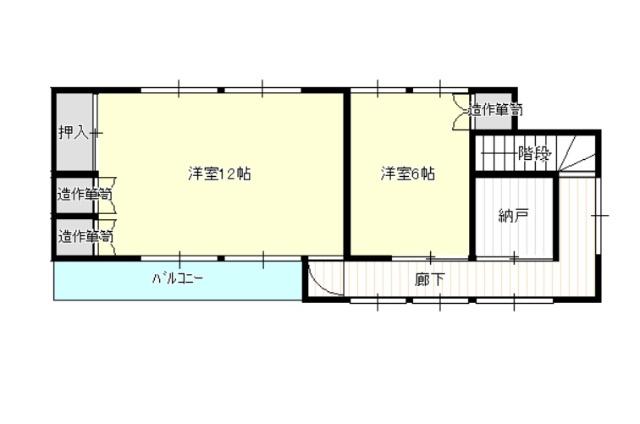 間取　2階