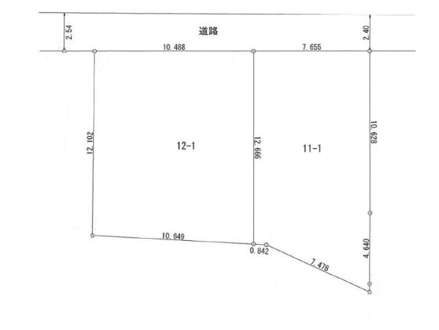 大手町　売地 区画図