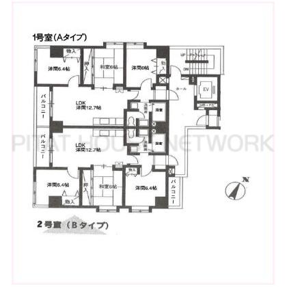  間取り図写真