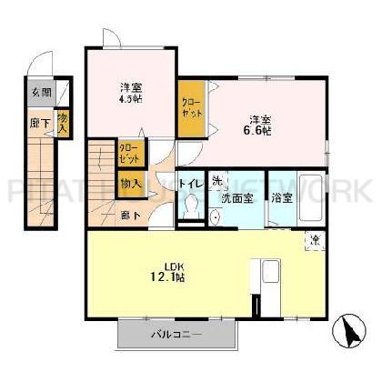  間取り図写真