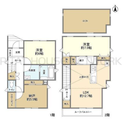  間取り図写真