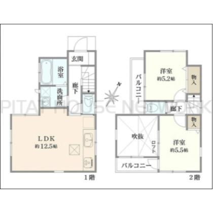  間取り図写真