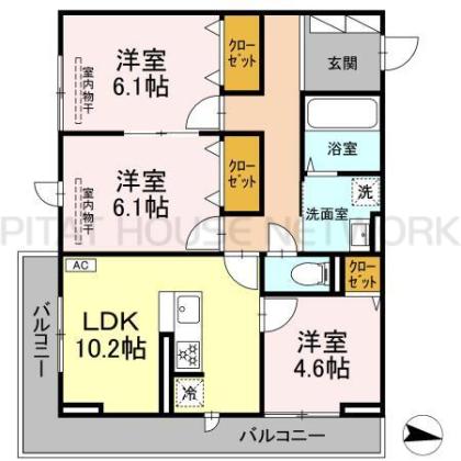  間取り図写真
