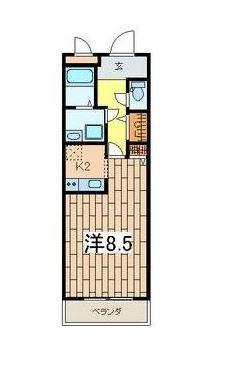 マインツ二俣川（201） 間取り図画像