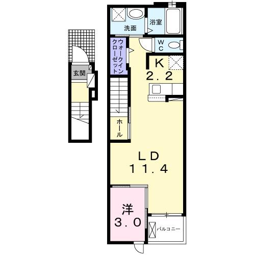 ベルアルモニー（202） 間取り図画像