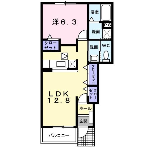 ヴィラ・ベルブリーズ（103） 間取り図画像