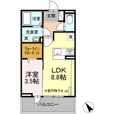 グリーンフォレストＴ（206） 間取り図画像