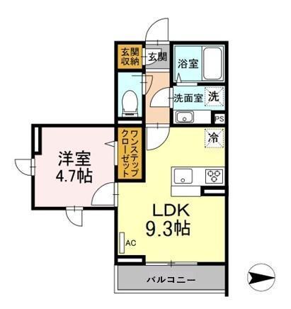 ルミエール本厚木（101） 間取り図画像