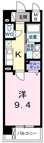 ル・コンフォール（502） 間取り図画像