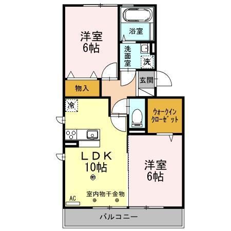 ソシア　Ａ（302） 間取り図画像