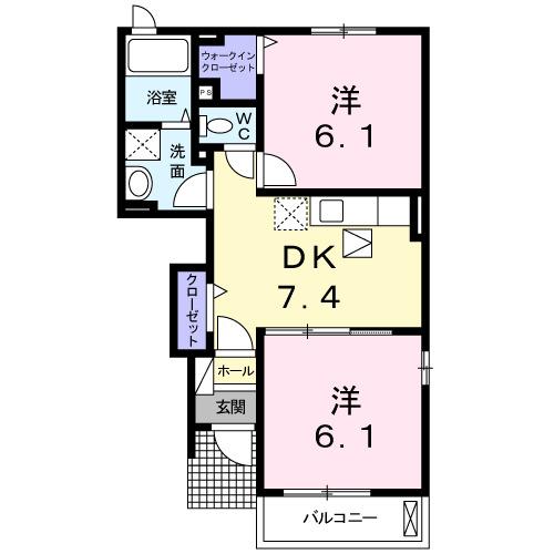 エレガンテ　ブリッサ（104） 間取り図画像