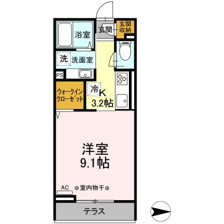 ルミエール本厚木（103） 間取り図画像