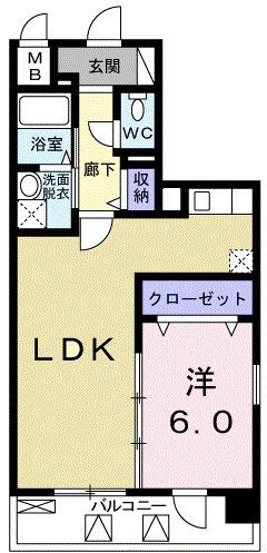 ル・コンフォール（501） 間取り図画像