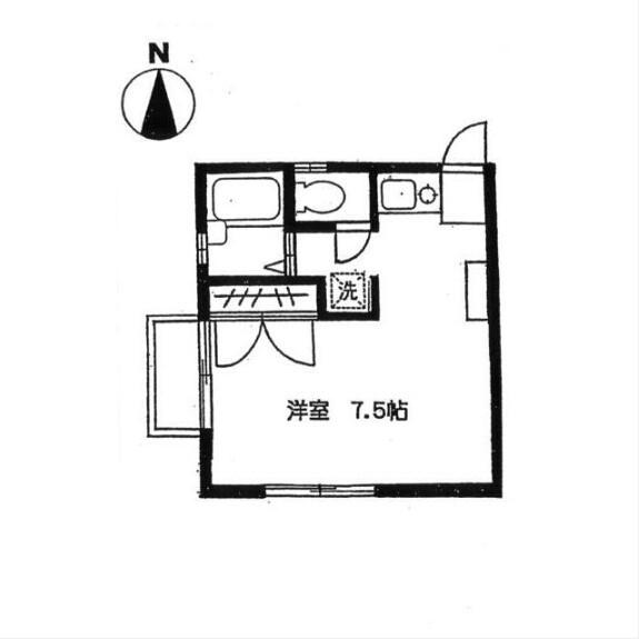 サンフォーレスト（201） 間取り図画像