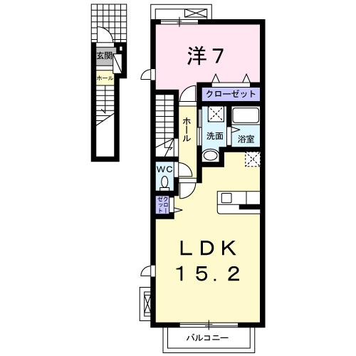 プリムローズ（202） 間取り図画像