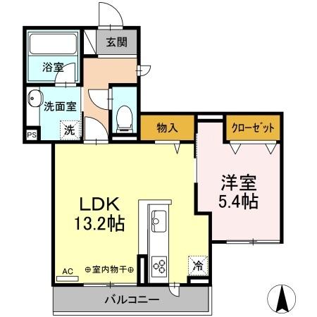 Sky Avenue Yokohama（306） 間取り図画像