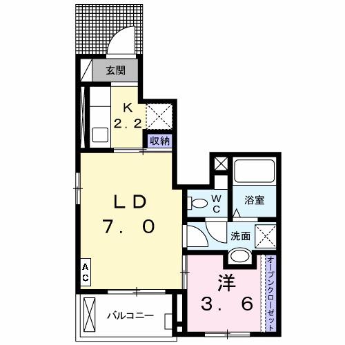 デスパシオ（106） 間取り図画像