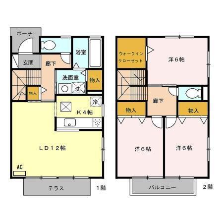 アゼリア 壱・弐番館（1101） 間取り図画像