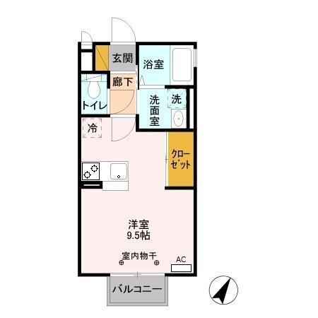 ディアコート・Ａ（201） 間取り図画像