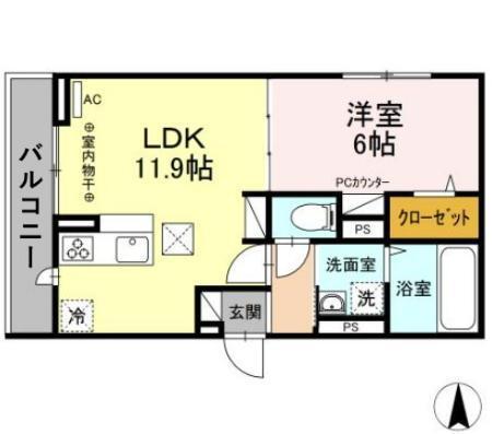 Park Vina（101） 間取り図画像