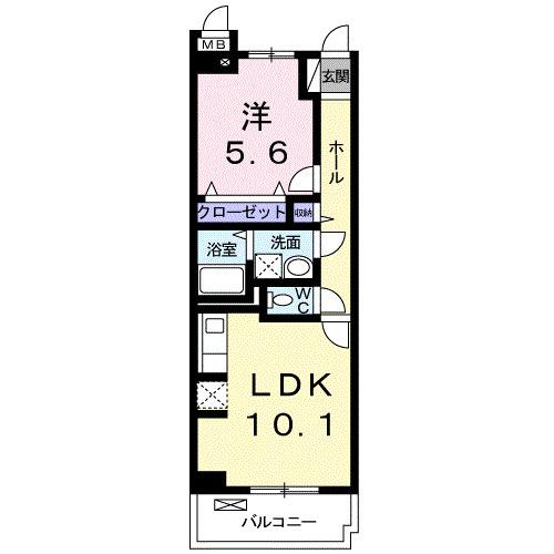 プラシード・レジデンス　鎌倉（102） 間取り図画像