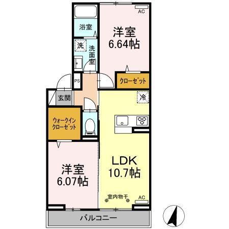 サンジェルマン中央林間2丁目（301） 間取り図画像