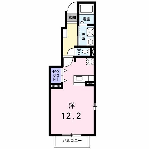 ラ・カーサ　Ｂ（101） 間取り図画像