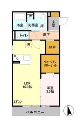 SEJOUR Aikou（106） 間取り図画像