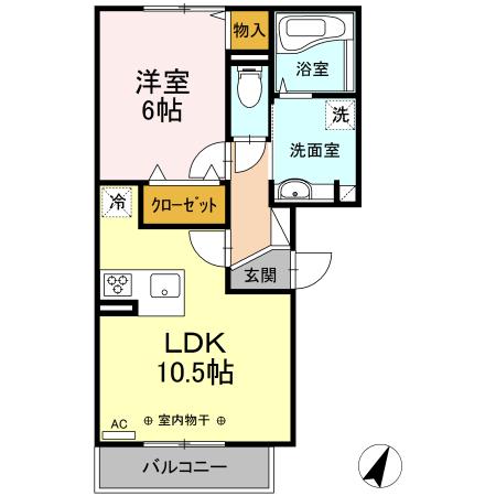 ウェルデンス東林間（302） 間取り図画像