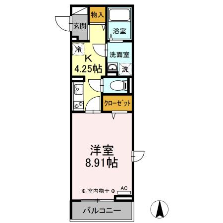 Lotus（205） 間取り図画像