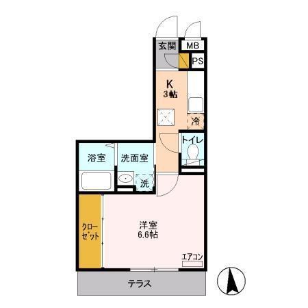 アルスノーヴァⅡ（201） 間取り図画像