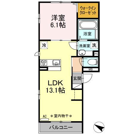 レクエルドＫ（301） 間取り図画像