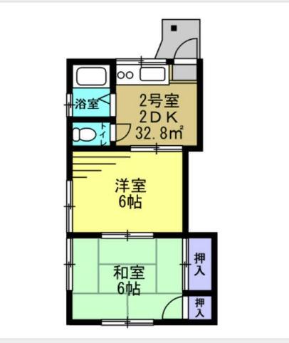 平野ハイムⅠ（102） 間取り図画像