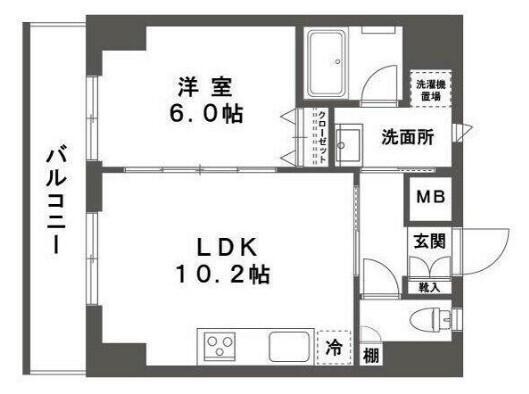 エシュレ湘南（303） 間取り図画像