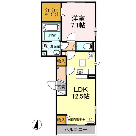 カサ・デ・アンジェラ（102） 間取り図画像