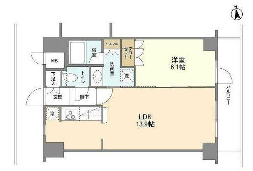 ＫＥＮＥＤＩＸ藤沢（804） 間取り図画像