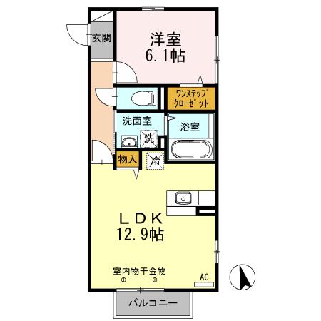 ファインセジュール（201） 間取り図画像