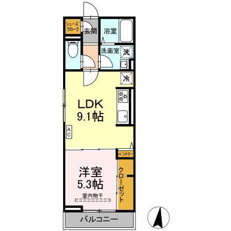 プルミエール（305） 間取り図画像