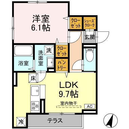 コンフォール西鶴間4丁目（101） 間取り図画像